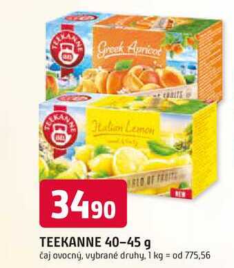 TEEKANNE 40-45 g čaj ovocný