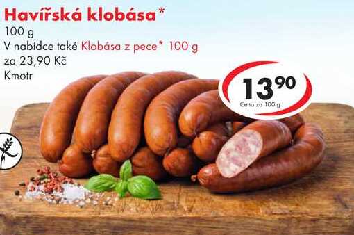 Havířská klobása, 100 g