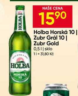 Holba Zubr Grál 10 0,5l