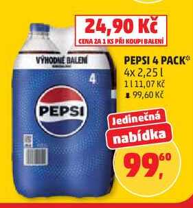 Pepsi 4 x 2,25l