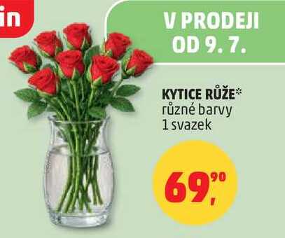 KYTICE RŮŽE různé barvy 1 svazek