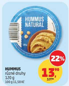 HUMMUS různé druhy 120 g