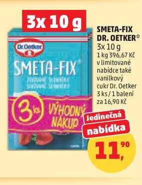 Dr. Oetker Smeta-fix 3x10g