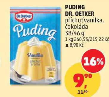 DR. OETKER příchuť vanilka, čokoláda 38/46 g