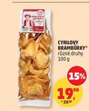 CYRILOVY BRAMBŮRKY různé druhy 100 g