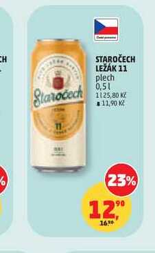 STAROČECH LEŽÁK 11 plech 0,5l