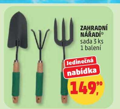 ZAHRADNÍ NÁŘADÍ sada 3 ks