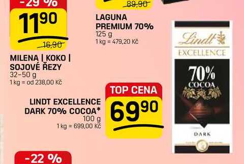 Lindt Excellence Dark 70% Cocoa 100g