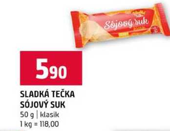 SLADKÁ TEČKA SÓJOVÝ SUK 50 g klasik 