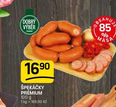 ŠPEKÁČKY PRÉMIUM 100 g 