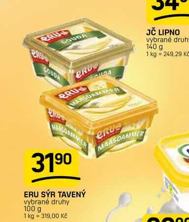 ERU SÝR TAVENÝ vybrané druhy 100 g