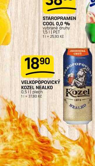 VELKOPOPOVICKÝ KOZEL NEALKO 0,5|| plech