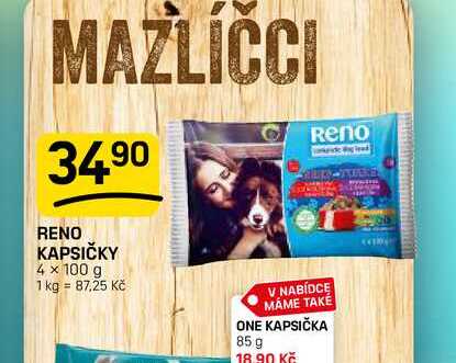 RENO KAPSIČKY 4 x 100 g