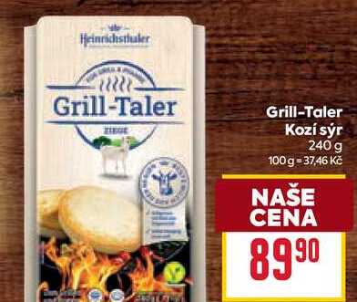 Grill-Taler Kozí sýr 240 g