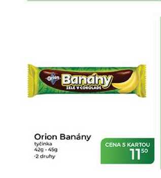Orion Banány tyčinka 42 g -45g