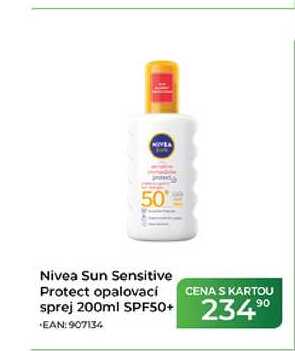 Nivea Sun Sensitive Protect opalovací sprej 200ml SPF50+