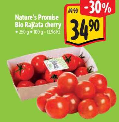 Nature's Promise Bio Rajčata cherry, 250 g