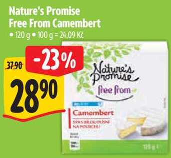 Nature's Promise Free From Camembert, 120 g