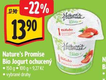 Nature's Promise Bio Jogurt ochucený, 150 g