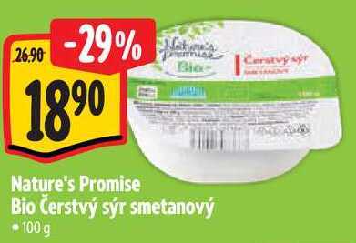 Nature's Promise Bio Čerstvý sýr smetanový, 100 g