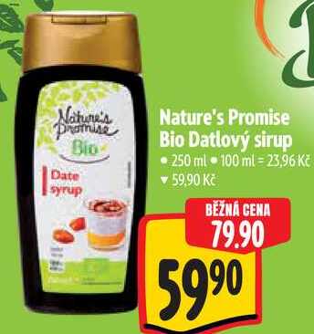 Nature's Promise Bio Datlový sirup, 250 ml