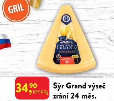 Sýr Grand výseč zrání 24 měs. 100g