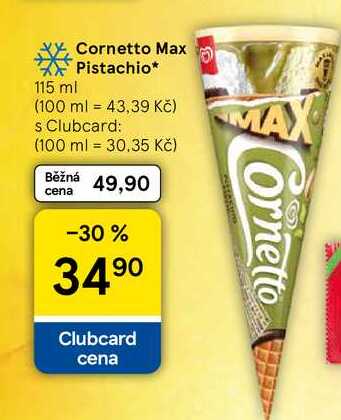 Cornetto Max Pistachio, 115 ml