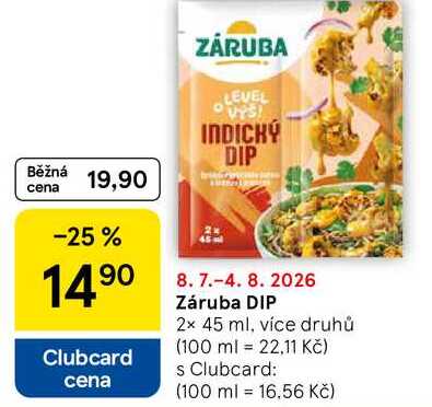 Záruba DIP, 2x 45 ml, více druhů