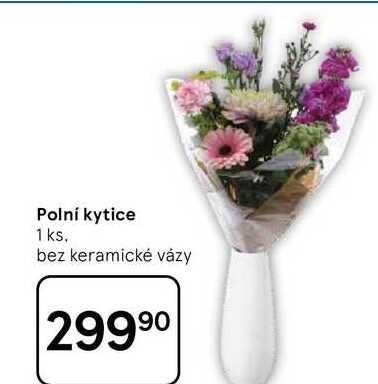 Polní kytice, 1 ks, bez keramické vázy  