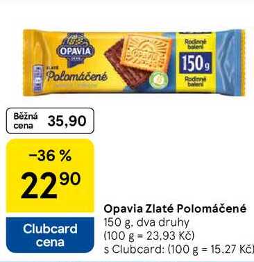Opavia Zlaté Polomáčené, 150 g