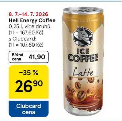 Hell Energy Coffee, 0.25 l