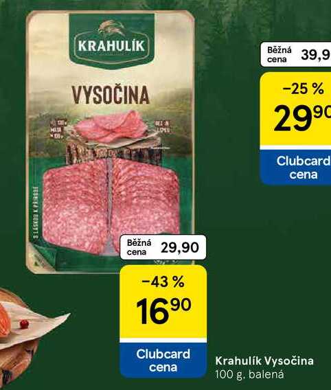 Krahulík Vysočina, 100 g