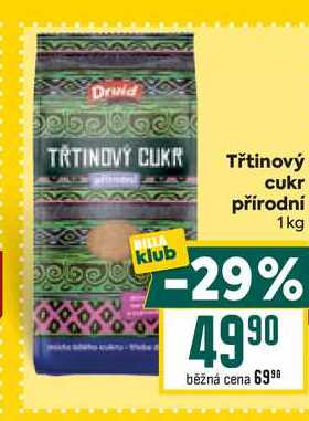 Třtinový cukr přírodní 1kg  