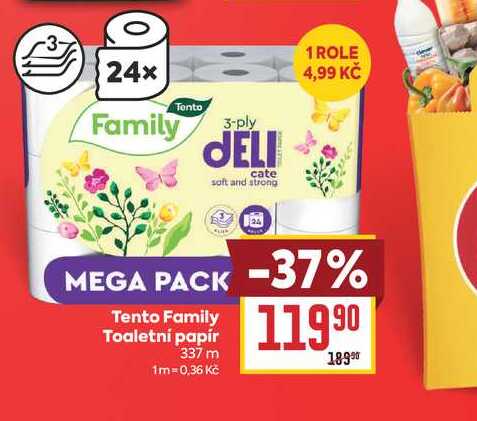 Tento Family Toaletní papír 337 m 
