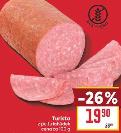 Turista z pultu lahůdek cena za 100 g