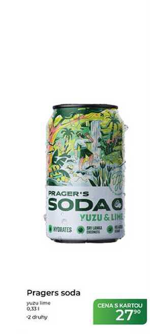Pragers soda yuzu lime 0,331