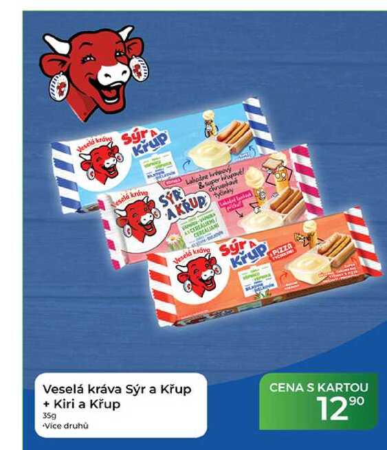 Veselá kráva Sýr a Křup + Kiri a Křup 35 g