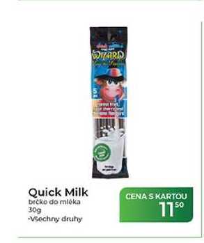 Quick Milk brčko do mléka 30g  