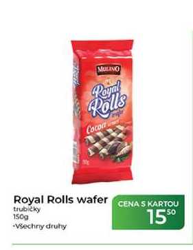 Royal Rolls wafer trubičky 150g