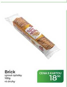 Brick sýrové oplatky 100g