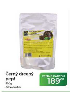 Černý drcený pepř 500g