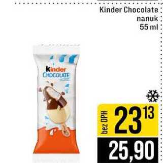 Kinder Chocolate nanuk 55 ml 