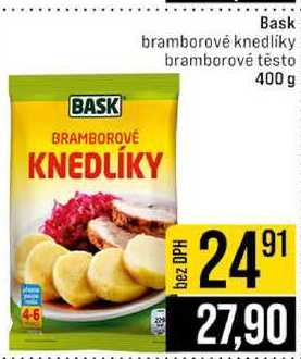 Bask bramborové knedlíky bramborové těsto 400 g
