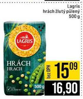 Lagris hrách žlutý půlený 500 g