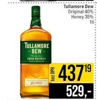 Tullamore Dew Original 40% Honey 35% 1l