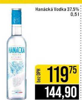 Hanácká Vodka 37,5% 0,5l