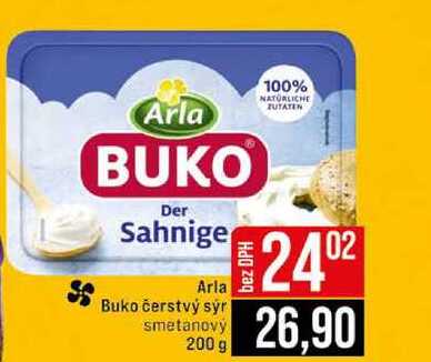 Arla Buko čerstvý sýr smetanový 200 g 