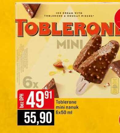Toblerone mini nanuk 6x50 ml