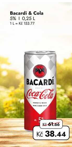 Bacardi & Cola 5% | 0,25 L  