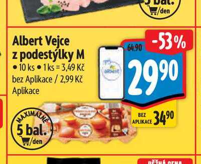  Albert Vejce z podestýlky M  10 ks
